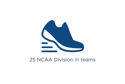 25 athletic teams