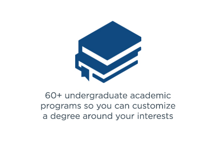 60+ undergraduate programs